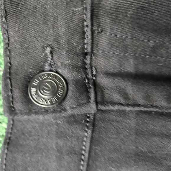 True Religion Jeans Flap Black Rocco Relaxed Skinny Denim Men’s Sz 32x30 - Picture 5 of 15